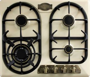 Kaiser Empire KG 6325 ElfEm Gaskochfeld 60cm Autark 4 Hochwertige Brenner mit 3 kW WOK
