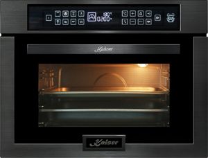 Kaiser Einbau Mikrowellen-Backofen EM 6307 RS, Grill und Heißluft, Mikrowelle 45 cm Hoch, 22 Funktionen