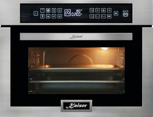 Kaiser Einbau Mikrowellen Backofen EM 6307 R, Grill, Heißluft, Mikrowelle, 45 cm Hoch,TouchControl,22 Fkt.
