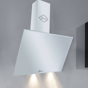 Gurari GCH D 286 WH Dunstabzugshaube 80 cm 1000m³/h kopffreihaube Weiß Glas TouchControl